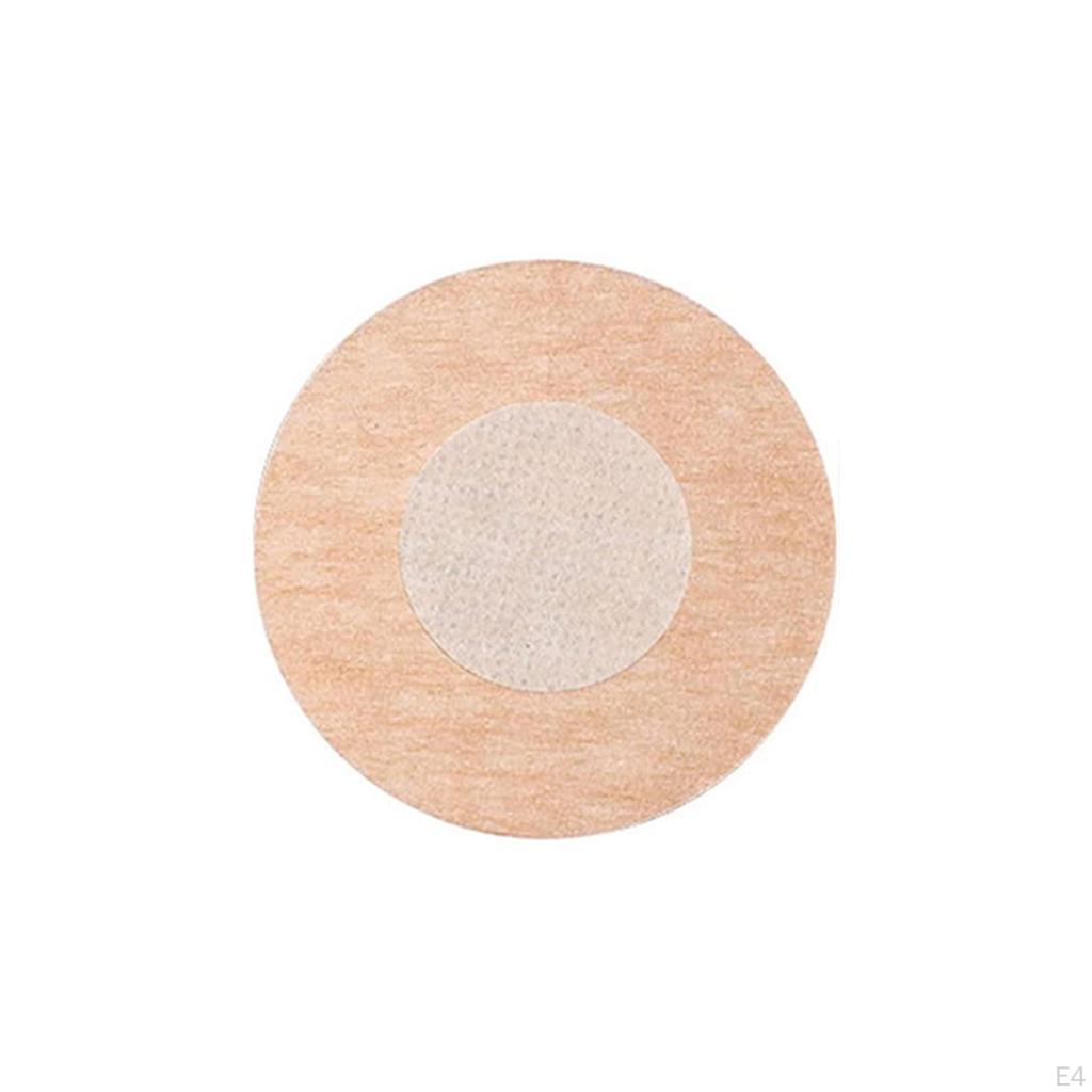 10 Pieces Chest Pasties Comfortable Plum Shaped Non Woven Fabric Underwear Backless Nipple Cover