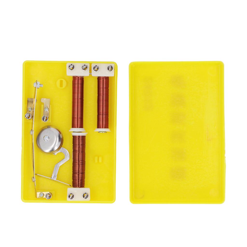 Electromagnet Current Tester Helical Coil Electric Bell Hook Set for Physics Experiment