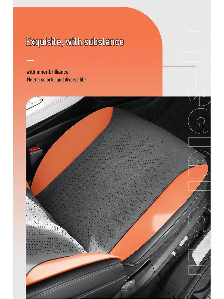 BYD Song Pro Wildleder Autositzkissen, Vier Jahreszeiten, Halbumschließendes Design.