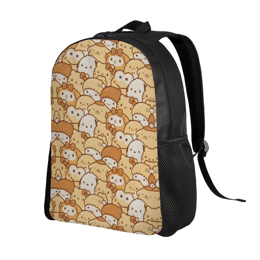 P-Pompompurines Travel Backpack Women Men School Computer Bookbag Cute Dog College Student Daypack Bags