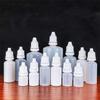 20ml, 50ml, 100ml Translucent HDPE Dropper Bottles - Squeeze & Eye Drop Design