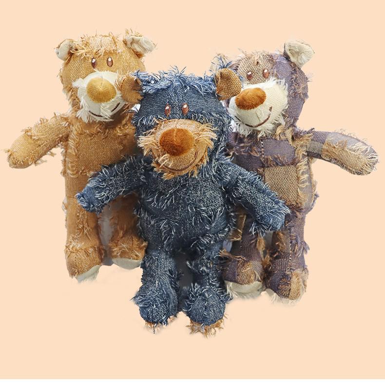Durable Beggar Bear Dog Teething Plush - Bite-Resistant and Not Easy To Tear
