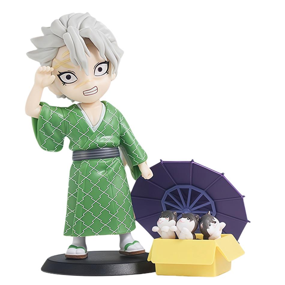 Demon Slayer Figure Toy Anime Kimetsu Yaiba Umbrella Tanjiro Nidouzi Inosuke Zenizu Figurine Model Doll Gifts PVD no series Kid Friendly Entertaining