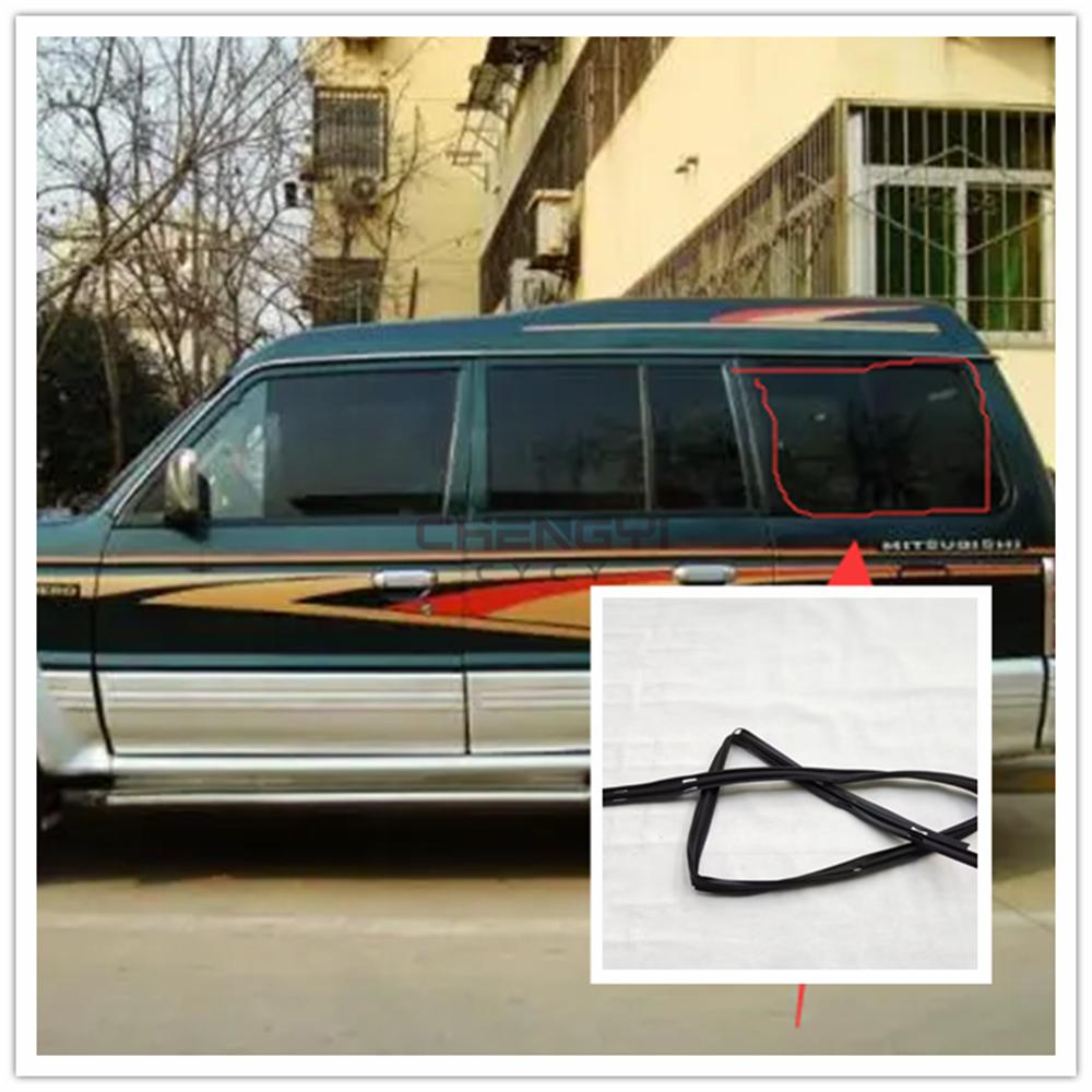 Rear Side Window Glass Sealing Strip Chute For Pajero Montero V31W V32W V33W V36W V43W V45W V46W MB677563 MB677564