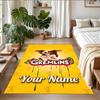 Crystal Velvet Rug Custom Name Text, Soft Non Slip Floor Mat Home DecorGremlins Gizmo