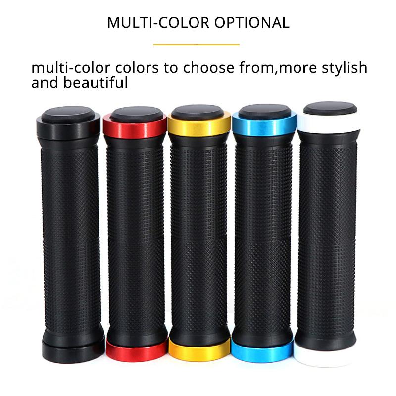 MTB Fietsstuur Handvatten Rubber Anti-Slip Fiets Handvatten Lock-On Weg Berg Stuuruiteinden Handvatten MTB Manchetten Fiets Accessoires