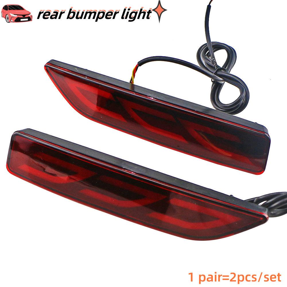 2pcs Rear Bumper Light Brake Lights Led Reflector For Honda BRV BR-V 2015-2019 CRV 2007-2009 2012 Urban-2014 MOBILIO 2016 2017