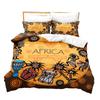 Egyptian Printing Series Bedding 3D Digital Printing Three-Piece Set
