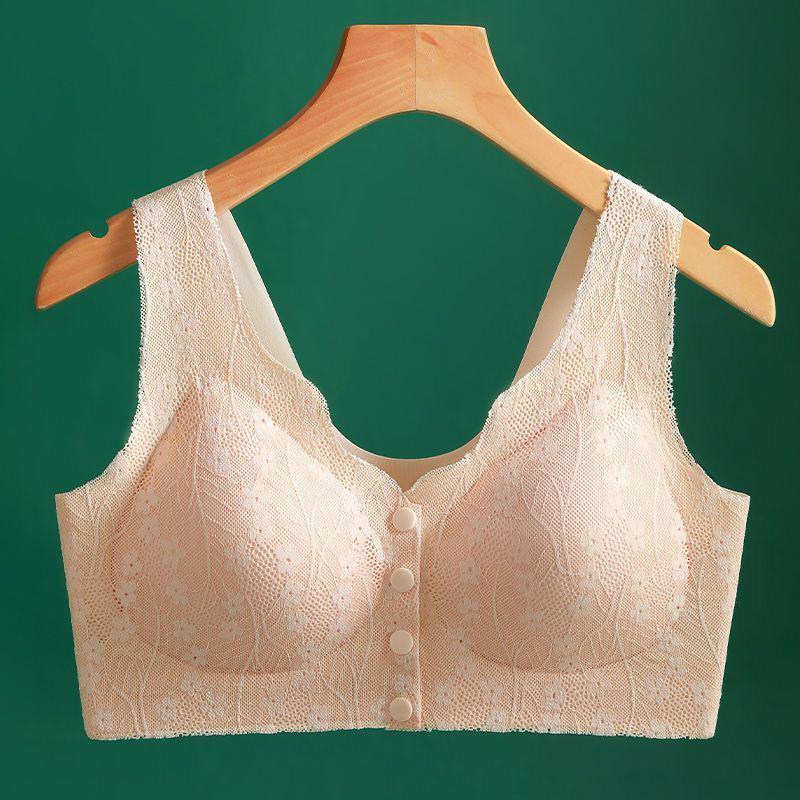 Upgraded Front-Button Comfort Bra for Middle-Aged and Elderly: Breathable, Anti-Sagging Sports Design