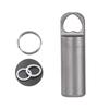 Waterproofs Medicine Box Case Keychains Holder Pills Box Case Titaniums Pills Container Bottles Pills Container