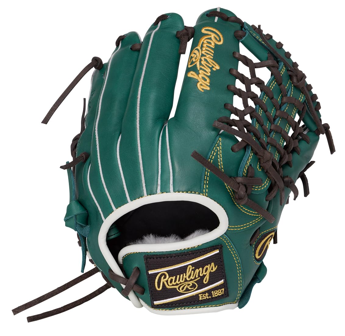 Rawlings PRO EXCEL ELITE Baseballová rukavica Dark inches HOH® Všestranná, GR6HEEN650, Zelená, 11,75 (Ľavoruké hádzanie) blue
