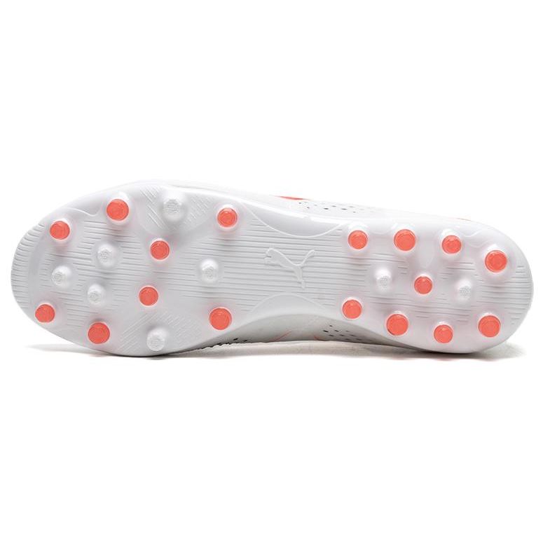 Puma Future Match + Ll Mg Turf Low Top Soccer Shoes Men Soccer Shoes White Red Black 107367-01