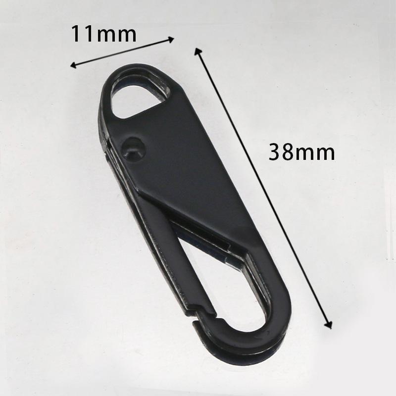 Detachable Metal Zipper Pull for Bags and Clothing