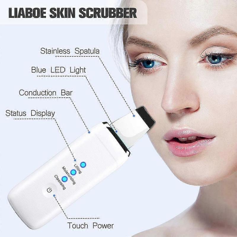Ultrasonic Exfoliator,skin Scrubber Ultrasonic Exfoliatingcleanser