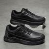 Shoes autumn new knob buckle waterproof casual shoes outdoor thin lace-up mountaineering sneakers