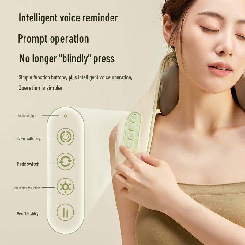 Little Bear Neck and Shoulder Massager with Mugwort Hot Compress