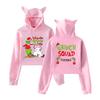 Women's Fashionable Casual Long Sleeve Hooded Printed Sweatshirt