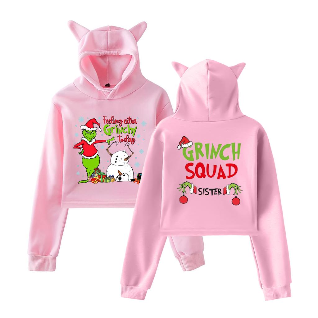 Women's Fashionable Casual Long Sleeve Hooded Printed Sweatshirt