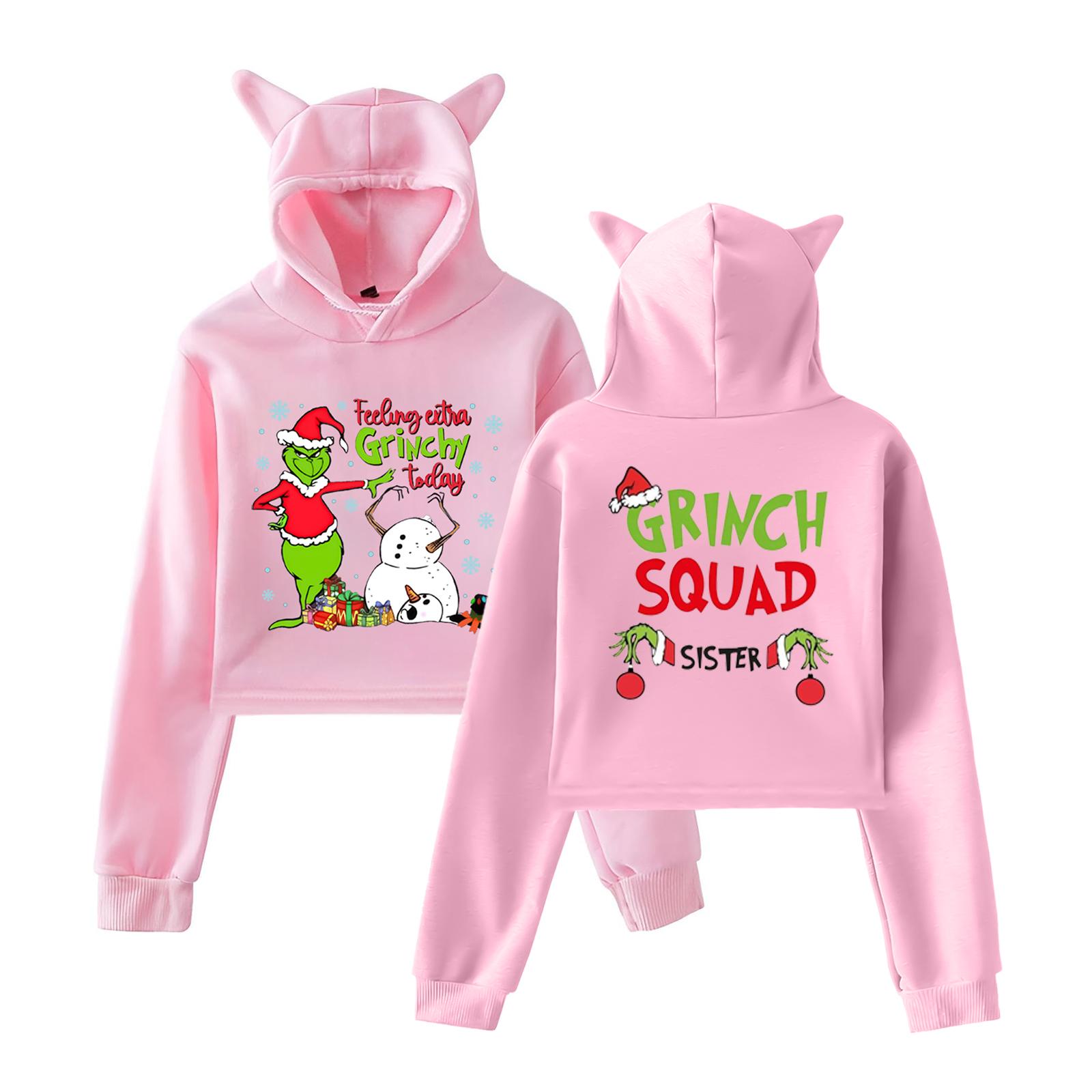 

Женская модная повседневная толстовка с длинным рукавом, капюшоном и принтом L розовый