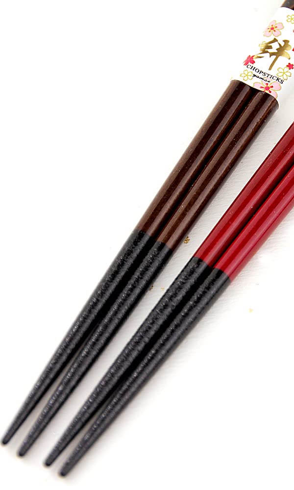 Couple dyed dark dishwasher comes with a designed paulownia box and Respect for the Aged respect for the longevity longevity chopsticks, carving,