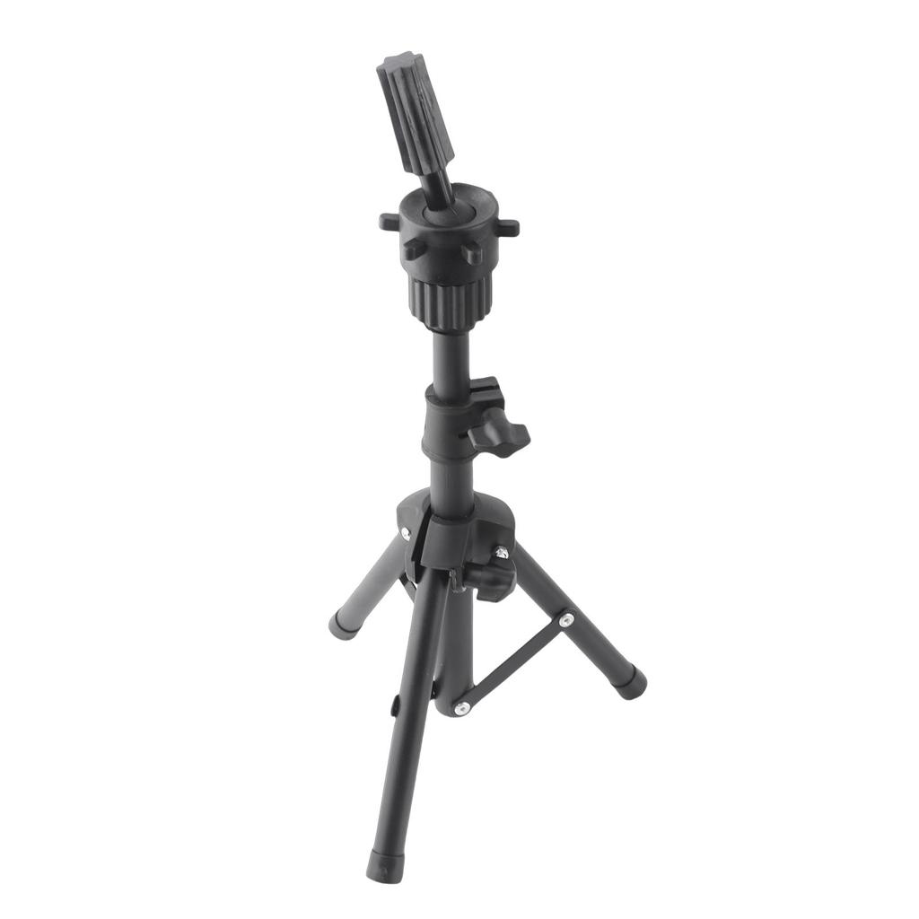 Mannequin Head Stand Adjustable Cosmetology Mannequin Training Tripod for Hairdressing Training