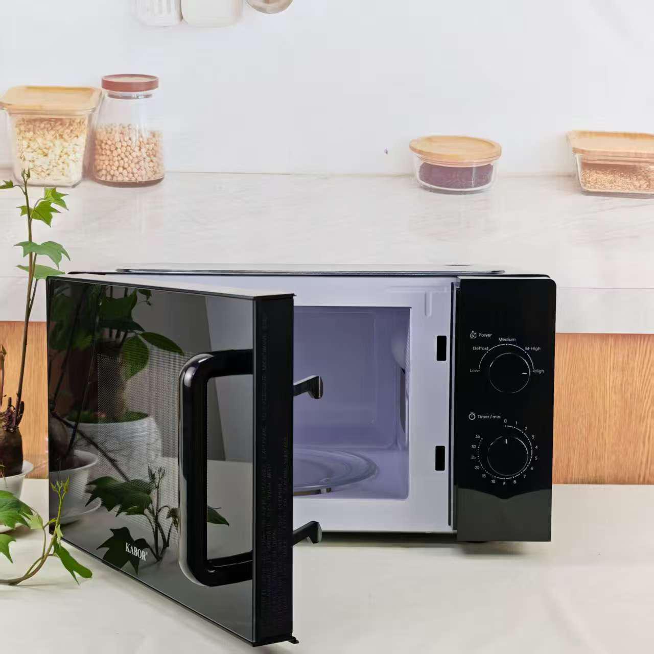 20L Large Capacity Smart Microwave Oven with Temperature Control and Mechanical Turntable for Home Use EU Plug