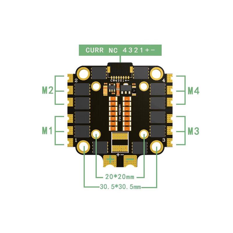 HAKRC 8B50A Pro 4-in-1 2-6S FPV ESC