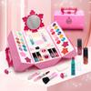 Children'S Water-Soluble Makeup Set Safe, Non-Toxic, Washable, Rich Eye Shadow, Lip Gloss, Family Toy