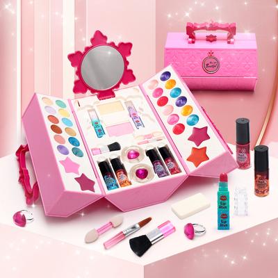 Children'S Water-Soluble Makeup Set Safe, Non-Toxic, Washable, Rich Eye Shadow, Lip Gloss, Family Toy