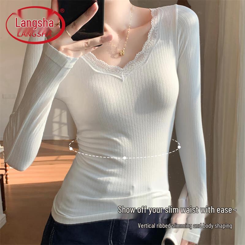 LANGSHA Women's Long-Sleeve Base Layer T-Shirt