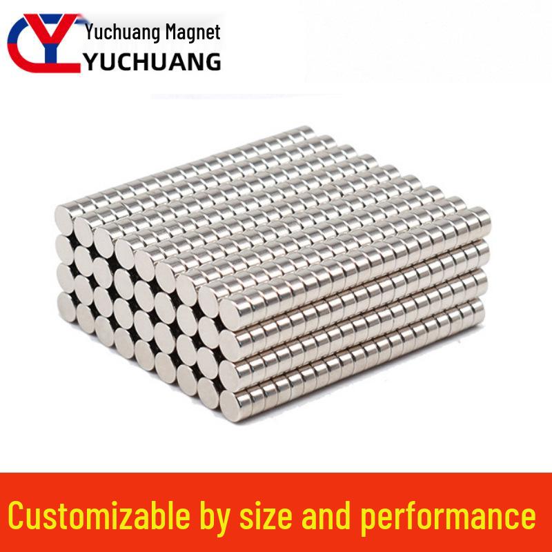 Neodym Järn Bor N35 8x3 Runda Magnetiska Skivor - Starkt Magnetiskt Stål för Leksaker