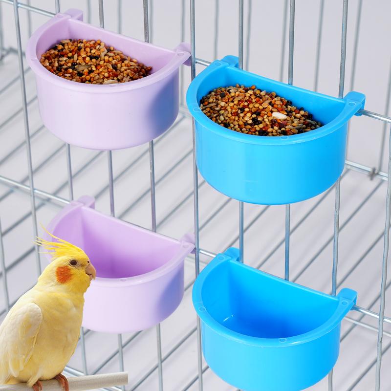 Bird Drinking Water Box Pparrot Hanging Bird Food Cup Canary 7.5cm Feeder Psittaciformes Convenient Water Bowl Bird Food Bowl