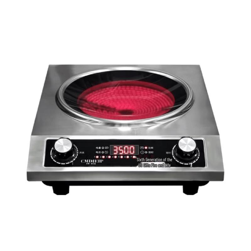 Cmdieip 3500W Commercial Concave Electric Ceramic Cooktop