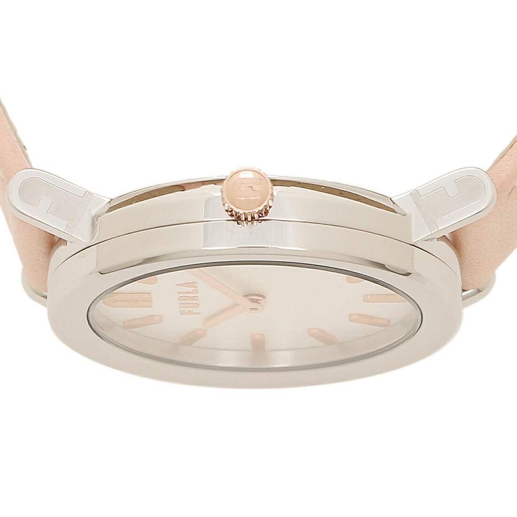 Hodinky Minimální tvar 32 MM Quartz Bílá Růžová FURLA WW00007001L1 [FURLA] Dámské [Položka]