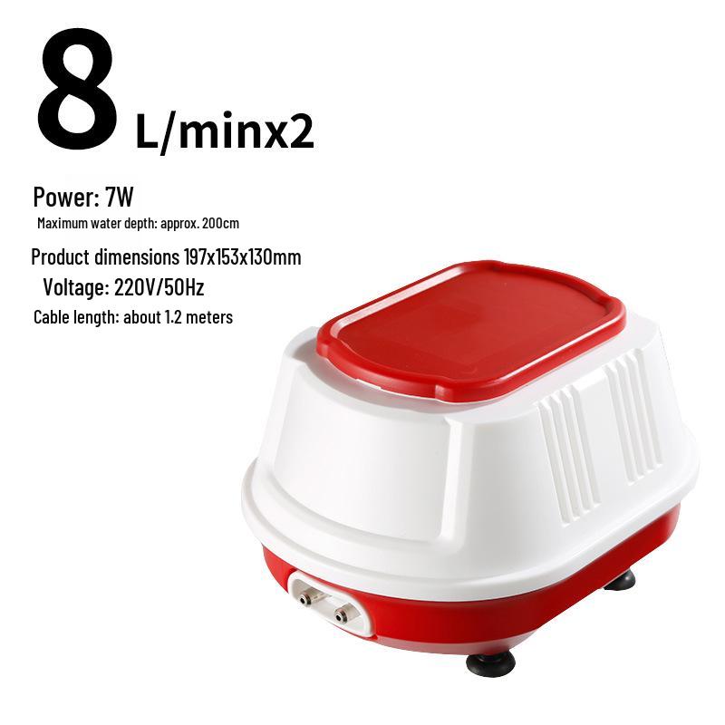 Large Capacity Ultra-Silent Aquarium Oxygen Pump