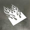 Flammen-Motorrad-Kotflügel-Aufkleber, Wasserdichter Vinyl-Sticker, Universelle Schmutzfänger-Dekoration für Honda Yamaha Suzuki Ducati KTM