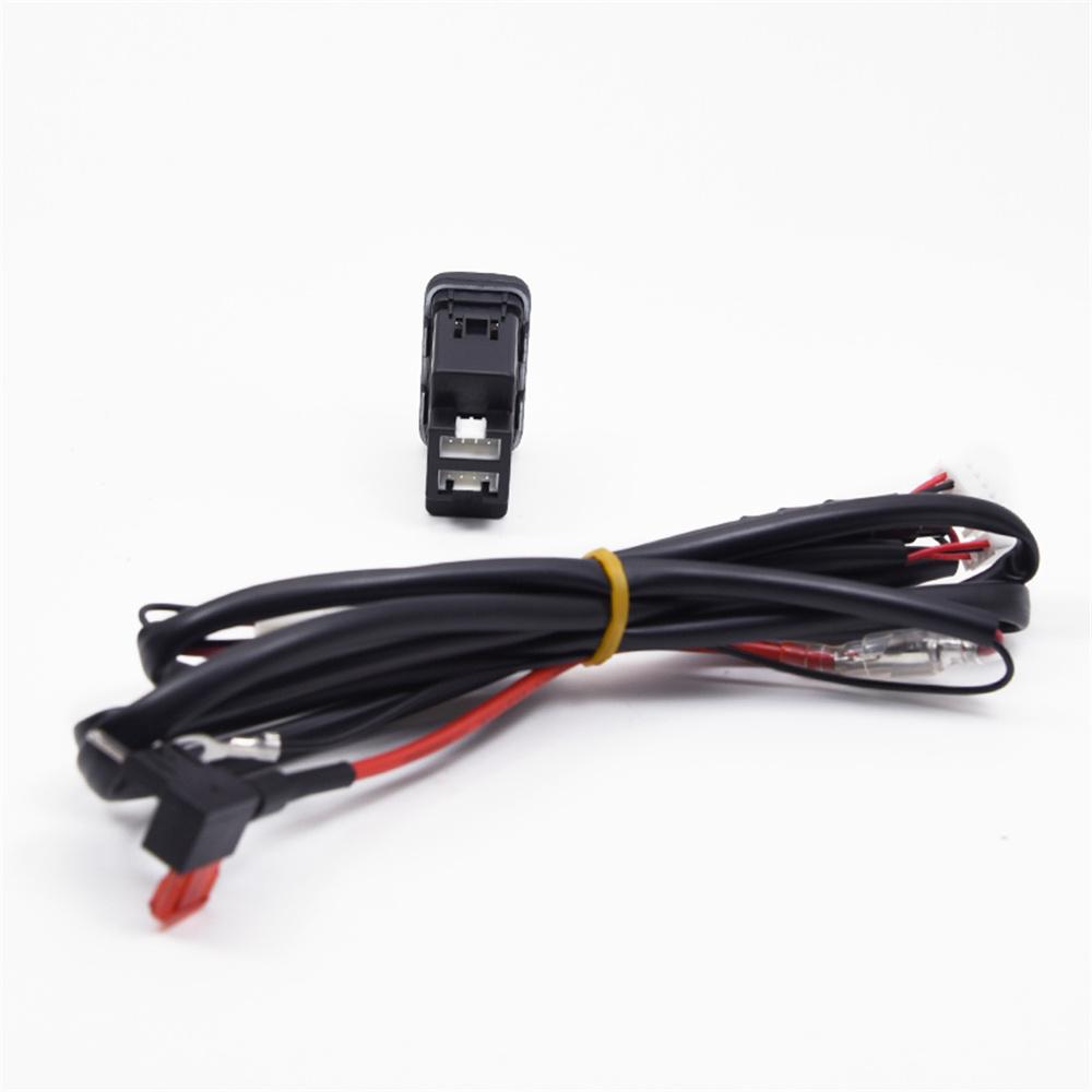 18W Car Charger Dual-USB QC3.0 Fast Charging For Toyota Tacoma FJ Cruiser HILUX