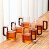 High-Temperature Resistant Transparent Glass Tea Cup for One Person – Exquisite and Personal Design