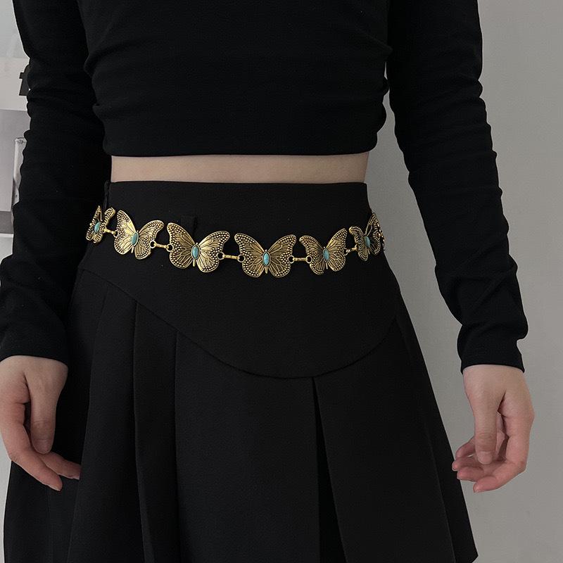 Böhmischer Ethno High-End Metall Taillenkettengürtel für Damen - Retro, vielseitiges Modeaccessoire