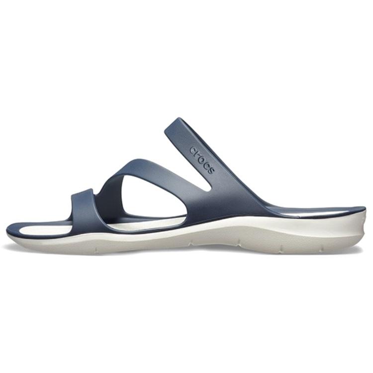 (WMNS) Crocs Blue White Sandals Blue White Women s 203998-462 EU 36-37
