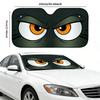 Cartoon Angry Eyes Car Windshield Sun Shade Universal Car Windshield Sun Visor Car Accessories Decoration