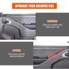 Carbon Fiber Window Lift Switch Button Trim Sticker For Nissan Frontier 2005-21