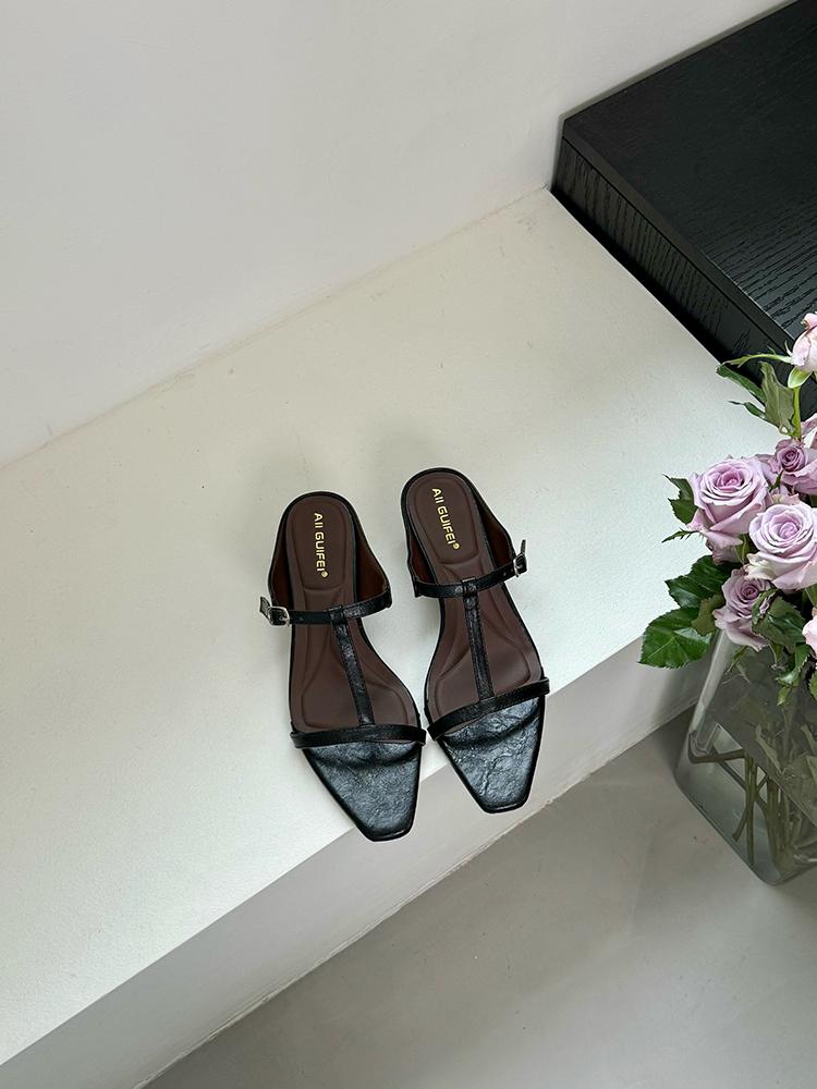 Ladies high heel Summer outdoor new Slippers socialite open toed sandals Elegant Women's high-heel slipper Mujer