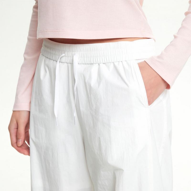 New Balance Nbntf2w312 Women Woven Wide Pants  White 