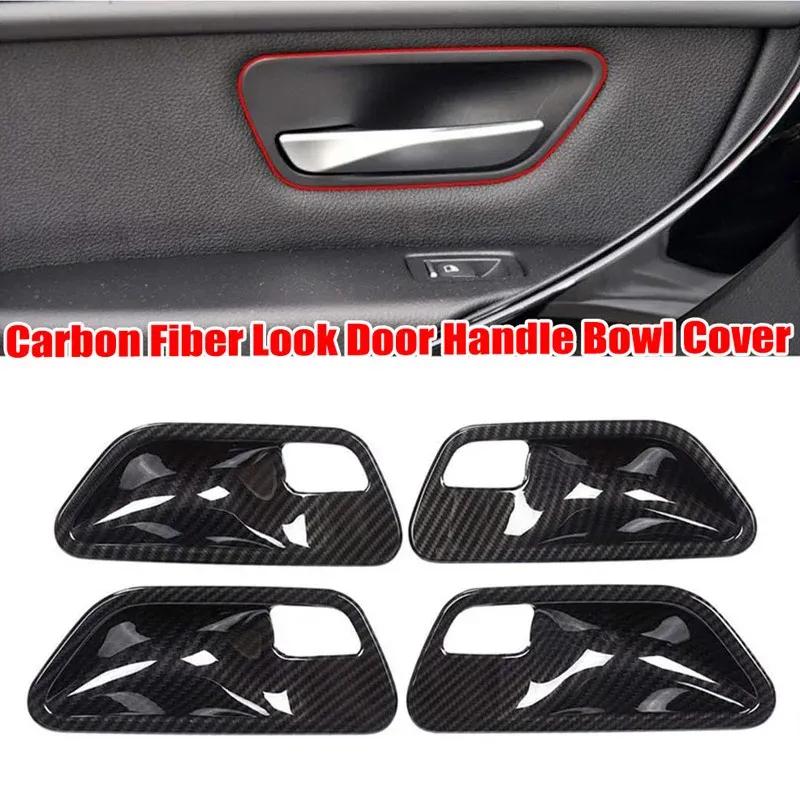 Interior Door Handle Bowl Cover Trim Panel Protector For BMW 3 Series F30 F31 2012- 4 Series F36 2014- 3GT F34 2013-