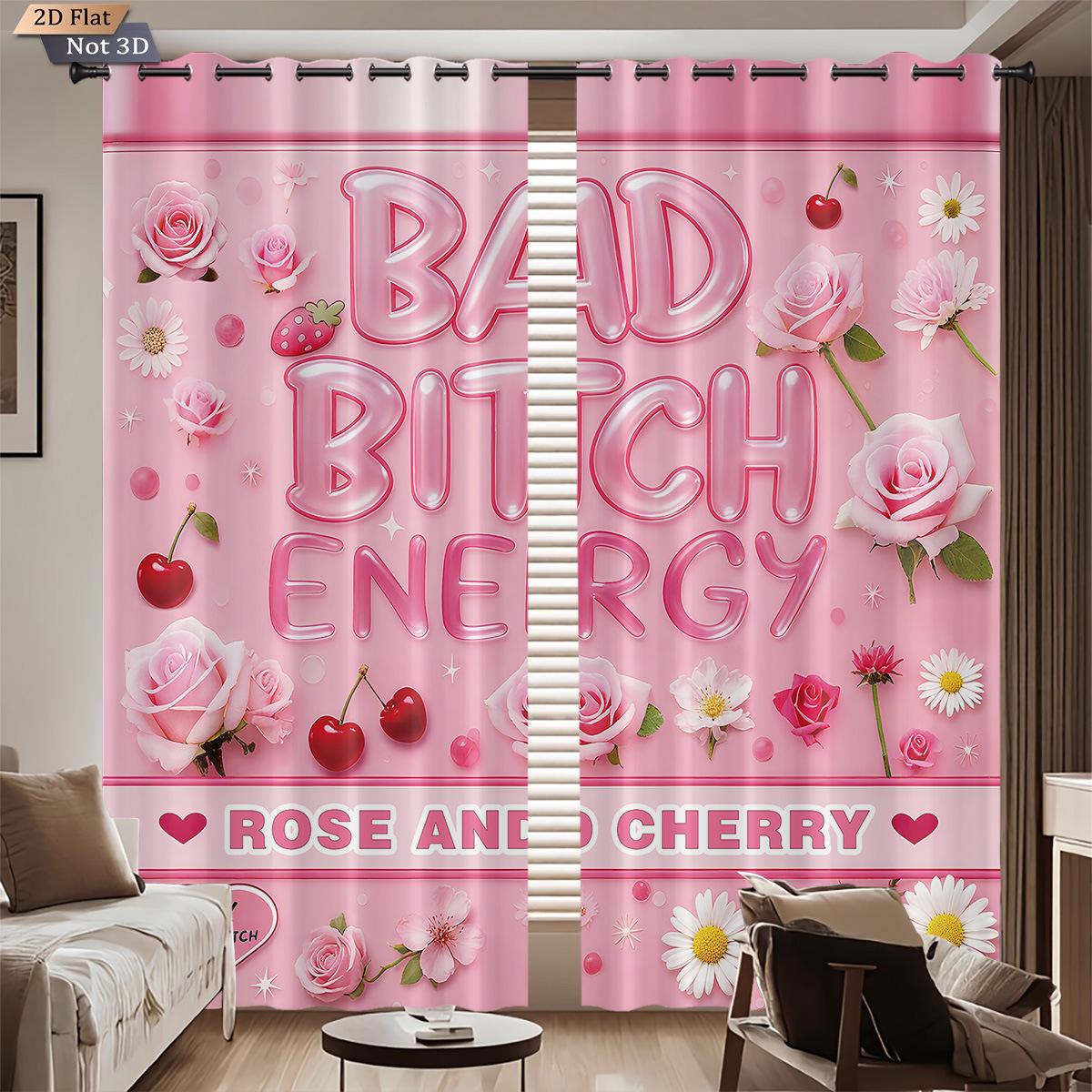 

Christmas Bubble Water Digital Print Blackout Curtains - Custom Polyester, Thickened, High-Precision Sun Protection 140x160