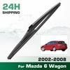 Rear Windshield Wipers Blades,Premium All-Season Wiper blades Replacement For Mazda 6 Wagon 2002-2008,Natural Rubber Bayonet,Easy to Install 12″