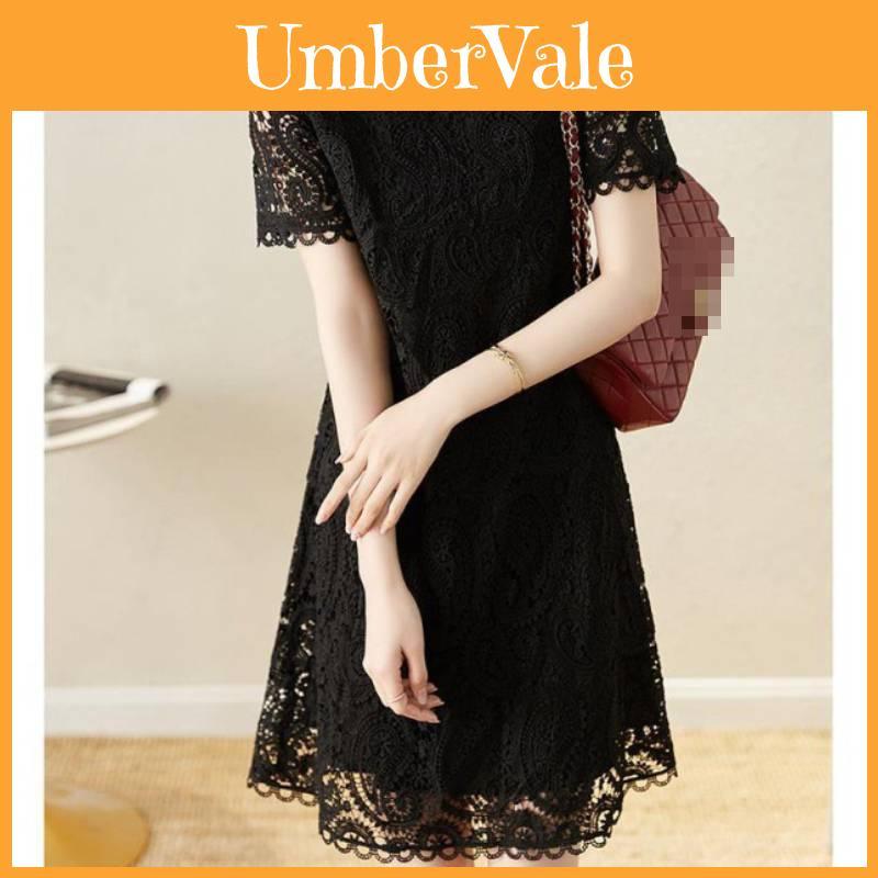 Casual Sleeveless A Line Dress With Hollow Out Embroidery For Womens Summer Wear