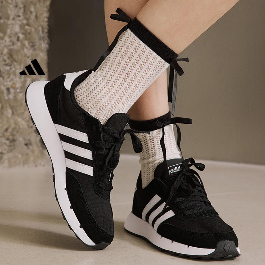 

Adidas RUN 60s 2.0 Ретро Удобные Беговые Кроссовки - Мужские и Женские Adidas JS3021 35.5 чёрный