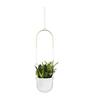 Umbra Vase Planter Boro 21009571660 White/Nickel W19×D16×H63cm